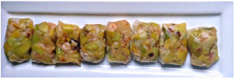 Recetas sanas - Rollitos de puerros y gambas
