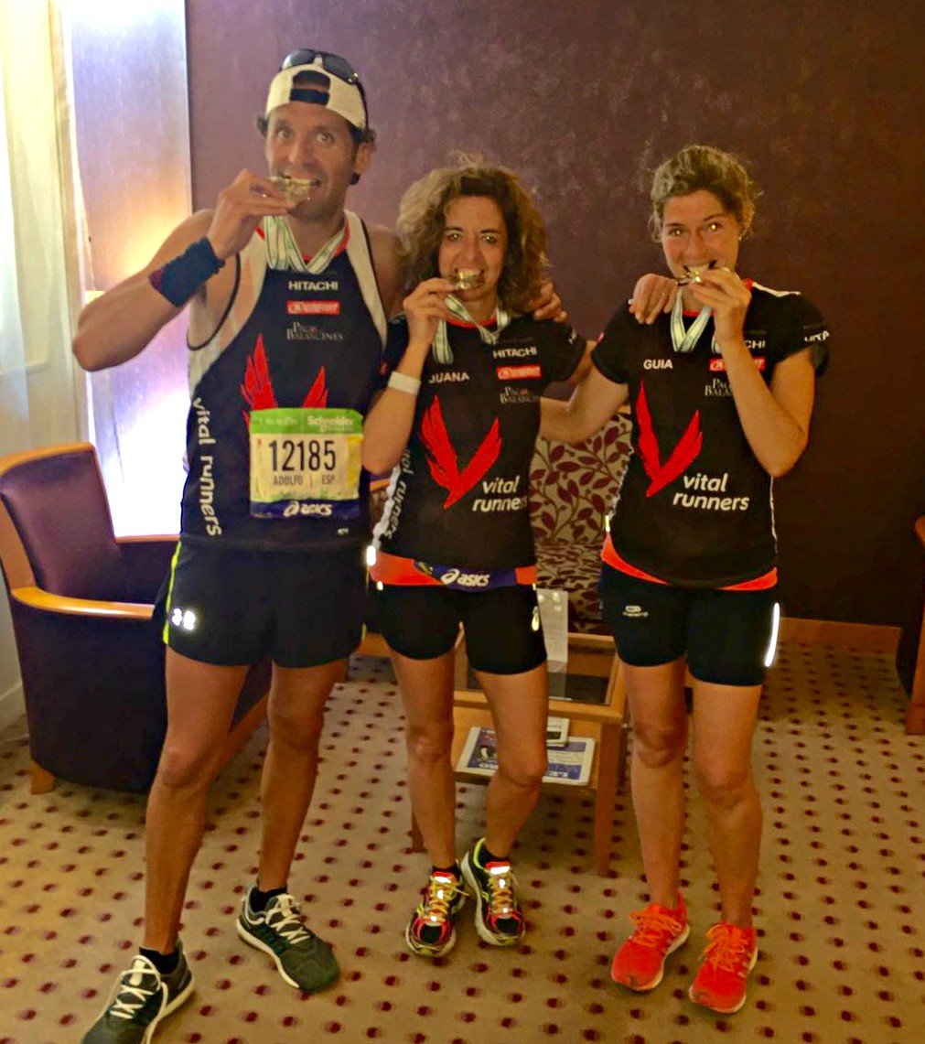 Maratón de París con Vitalrunners